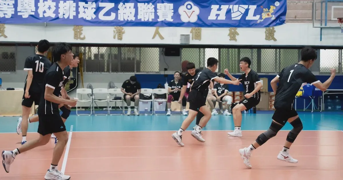 高中乙級男排冠軍賽出爐！臺中二中將對決武陵高中