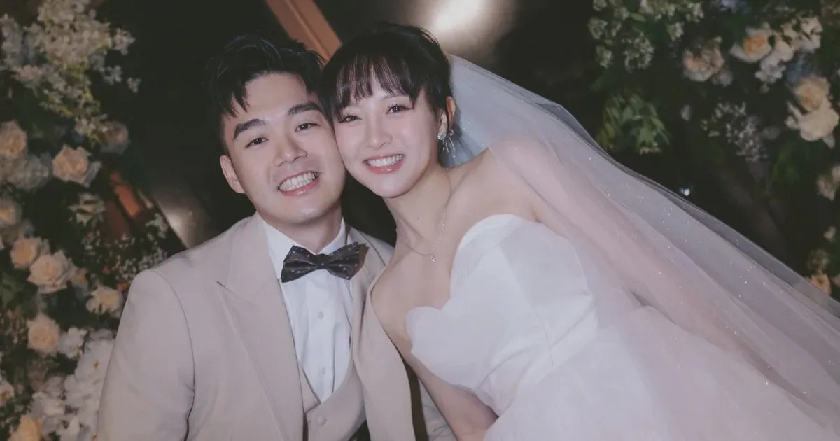 《羽球》王齊麟、陳詩媛甜蜜完婚 李洋證婚致詞：終於有人能收服齊麟了