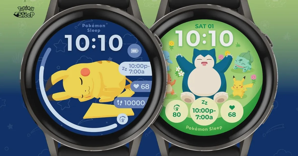 《看裝備》就決定就是你了 Garmin推Pokémon Sleep全新動態錶面一起去冒險